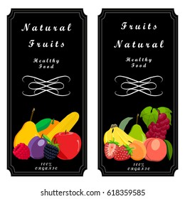 Illustration on theme big set different types fruits, apricot and other isolated on white background. Fruit pattern consisting of menu raw tasty product apricot. Eat fresh fruit apricot to health.