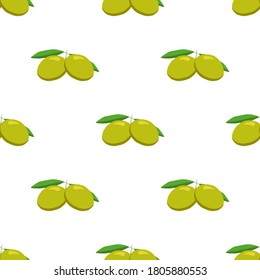 Illustration on theme of bright pattern italian olive, oil berry for seal. Berry pattern consisting of beautiful italian olive, many herb oil. Simple colorful berry pattern from italian oil olive.