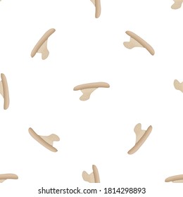 Illustration on theme of bright pattern mushroom, vegetable brown oyster for seal. Vegetable pattern consisting of beautiful mushroom, many oyster. Simple vegetable pattern from oyster tasty mushroom.