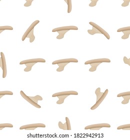 Illustration on theme of bright pattern mushroom, vegetable brown oyster for seal. Vegetable pattern consisting of beautiful mushroom, many oyster. Simple vegetable pattern from oyster tasty mushroom.