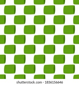 Illustration on theme of bright pattern green onion, vegetable root for seal. Vegetable pattern consisting of beautiful green onion, many root. Simple colorful vegetable pattern from root green onion.