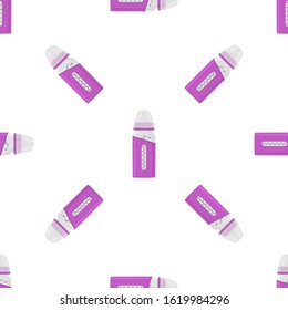 Illustration on theme colored kit baby milk in clear bottle with rubber pacifier. Baby milk bottle consisting of collection to newborn, good pacifier. Pacifier in milk bottle it baby care equipment.