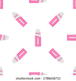 Illustration auf Thema bunte Kit Babymilch in klare Flasche mit Gummi-Pazifik. Babymilchflasche, bestehend aus der Sammlung bis zum Neugeborenen, guter Pazifik. Pazifischer in Milchflasche es Babypflegegerät.