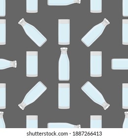 Ilustración sobre el conjunto de temas de colores idénticos tipos de vasos de vidrio para agua potable. Patrón de agua consistente en accesorios de cocina de colección, las mismas tazas de vidrio para alimentos orgánicos. Agua deliciosa en vasos de vidrio.