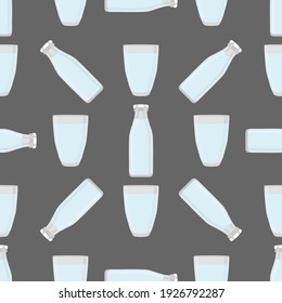 Illustration on theme colored set identical types glass cups for drinking water. Water pattern consisting of collection kitchen accessory, same glass cups to organic food. Tasty water in glass cups.