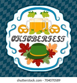 Illustration on theme fun popular German holiday celebration oktoberfest, festival consisting of celebration national German holiday oktoberfest, amusement oktoberfest it celebration German holiday