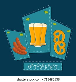 Illustration on theme fun popular German holiday celebration oktoberfest, festival consisting of celebration national German holiday oktoberfest, amusement oktoberfest it celebration German holiday