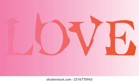 Illustration on the theme of love