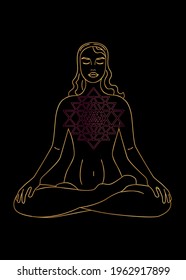 
the illustration on the theme of the meditation.