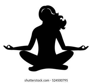 the illustration on the theme of the meditation.