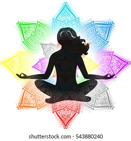 the illustration on the theme of the meditation.
