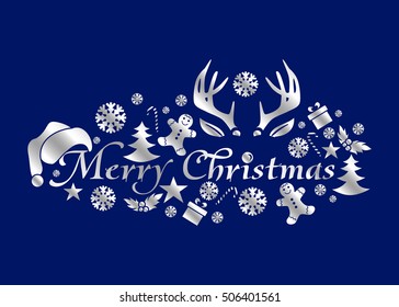 illustration on the theme of New Year and Christmas.
