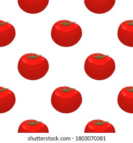 Illustration on theme of pattern red tomato, vegetable ketchup for seal. Vegetable pattern consisting of beautiful red tomato, many ketchup. Simple colorful vegetable pattern from red ketchup tomato.