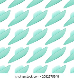 Illustration on theme pattern women sun hats, beautiful caps in white background. Caps pattern consisting of collection women sun hats for wearing. Pattern of design hats, women sun caps for weather.