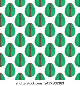 Illustration on theme seamless celebration holiday Easter with hunt colorful bright eggs, seamless pattern consisting of many hunt Easter eggs, hunt beautiful Easter eggs are main seamless accessory