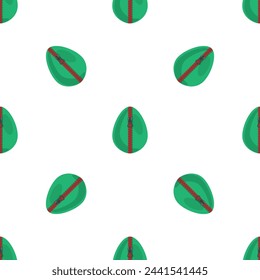 Ilustración sobre el tema de celebración sin fisuras de Pascua con la caza de coloridos huevos brillantes, patrón sin fisuras que consiste en muchos huevos de Pascua de caza, cazan hermosos huevos de Pascua son el principal accesorio sin fisuras