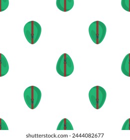 Illustration on theme seamless celebration holiday Easter with hunt colorful bright eggs, seamless pattern consisting of many hunt Easter eggs, hunt beautiful Easter eggs are main seamless accessory