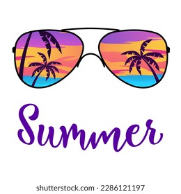 Ilustración sobre el tema del verano