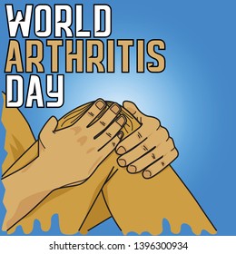 Illustration on the theme World Autoimmune Arthritis Day - Vector