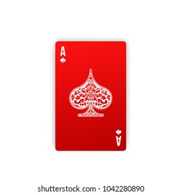 illustration Online casino banner with red playing cards poker hands Isolated white background surface table.Marketing Luxury Banner Jackpot Casino with poker hand Advertising poster red playing cards