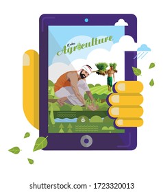 Illustration of Online knowledge in agriculture