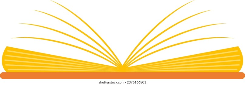 It's an illustration of an open book