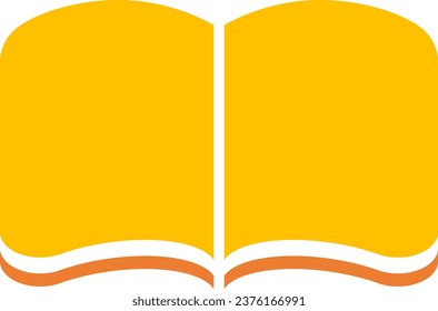 Es una ilustración de un libro abierto