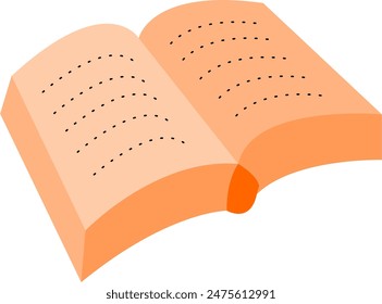 illustration of a open book vector images or clipart