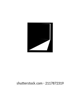 illustration of an open door logo