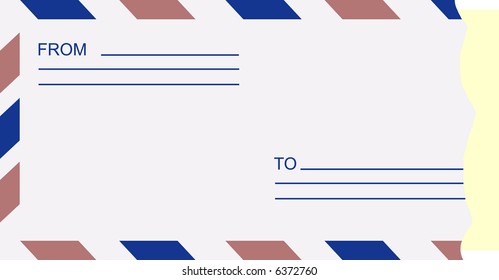 illustration of an open envelope