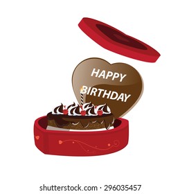 illustration. Open gift box 5