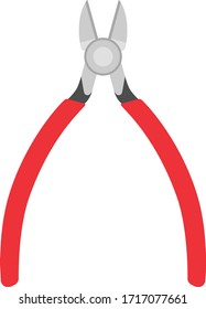 Illustration of an open nipper.