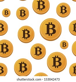 Illustration of open-source money Bitcoin