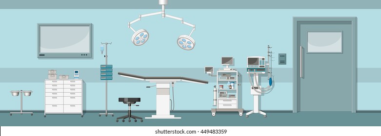 Illustration Of A Operating Room