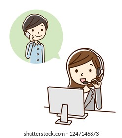 Illustration of operator.
