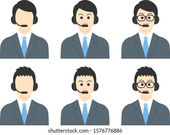 Illustration of operator.
Illustration of a person.