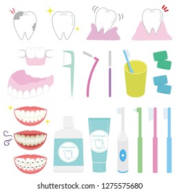 
Illustration of oral care