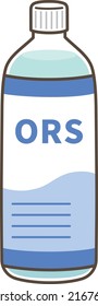 Illustration of oral rehydration solution
