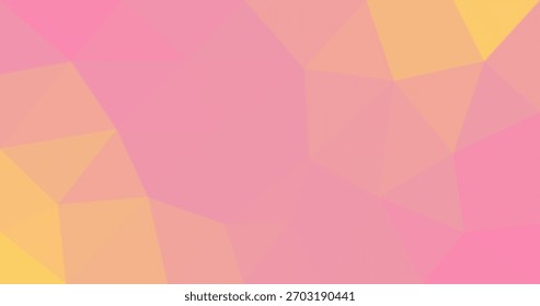 Ilustración de polígono abstracto naranja textura pastel moderna