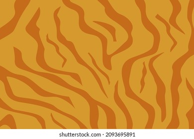 illustration of an orange background with tiger coloring close-up