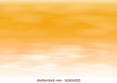 Illustration of an orange sky background
