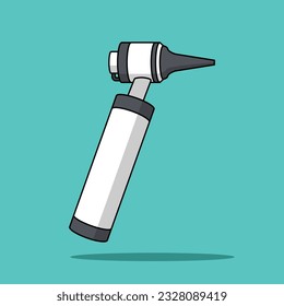 The Illustration of Otoscope Tools