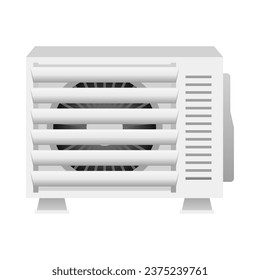 It is an illustration of an outdoor unit wind direction guide.
