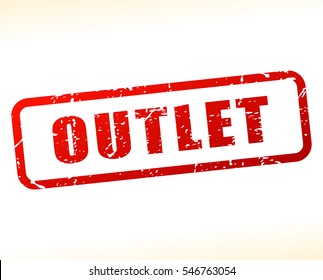 Illustration of outlet text