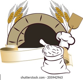 illustration of oven
