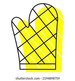 Illustration of Oven Mitt Icon