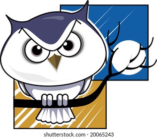 Illustration of a owl	