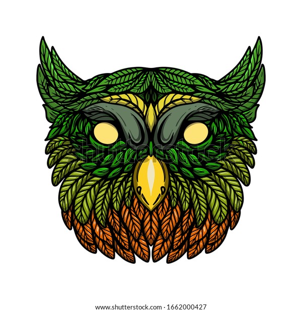 Фотообои "Seamless vector pattern with cute little birds, owls, flower...