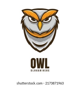 illustration of owl mascot logo