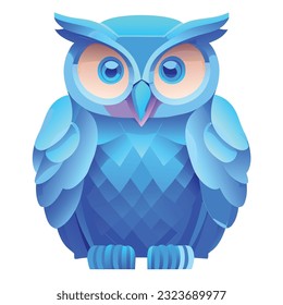 ilustración owl, diseño de camisetas, arte vectorial, lindo y peculiar, arte de fantasía, búho - ilustración vectorial. Diseño de iconos en el fondo vendido